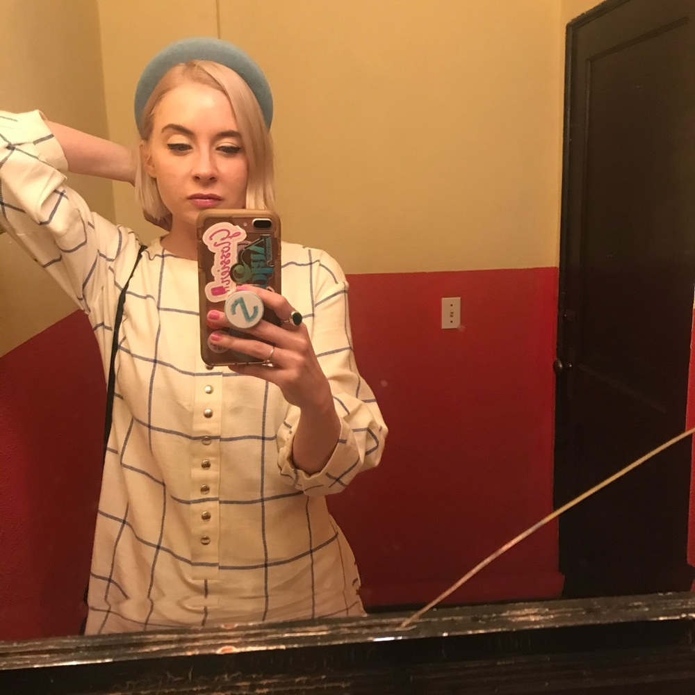 Mr. Larkin Maker Dress - Windowpane